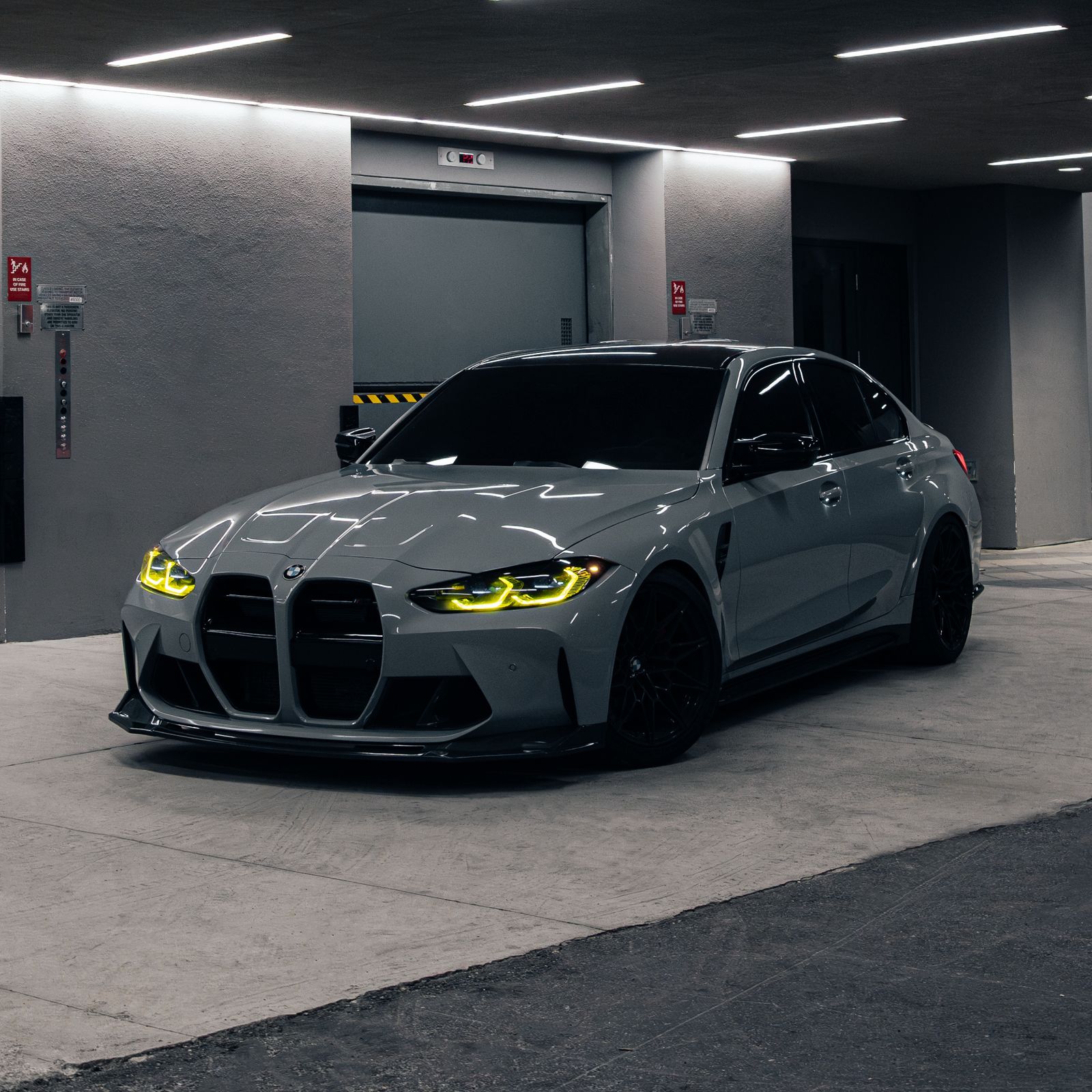 BMW M3 Competition Gray